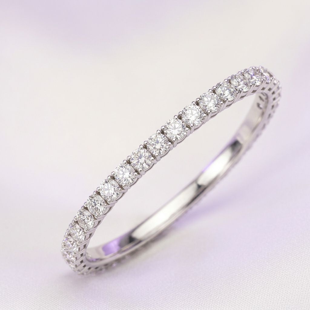 Timeless Elegance Bracelet - Indo-Western Diamond Tennis Bangle