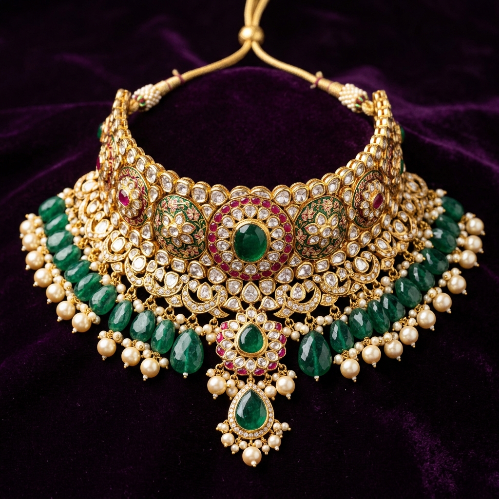 Royal Heritage Polki & Emerald Jewellery by Shree Jamuna Prasad Jewellers